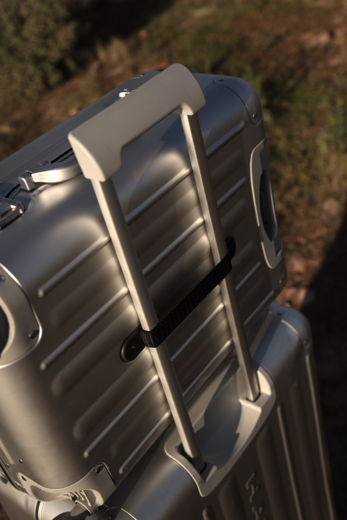 Hardware Koffer Aluminium silber Details